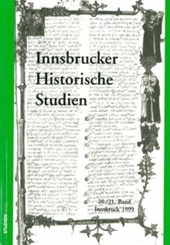 Cover Innsbrucker Historische Studien 20/21 (1999)