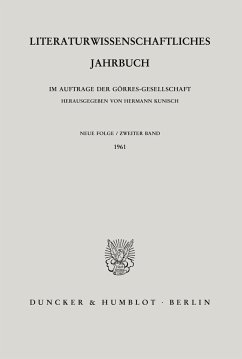 Literaturwissenschaftliches Jahrbuch.