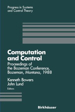 Computation and Control - Bowers, Kenneth L.; Lund, John