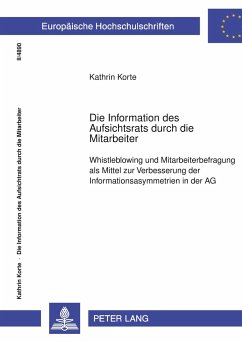 Die Information des Aufsichtsrats durch die Mitarbeiter - Korte, Kathrin