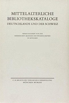 Mittelalterliche Bibliothekskataloge Bd. 4 Tl. 1: Bistümer Passau und Regensburg - Bischoff, Bernhard / Ineichen-Eder, Christine E. (Bearb.)