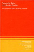 Cover Russische Kultur und Gender Studies