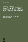 Schriften aus der Zeit von 1797 bis 1799