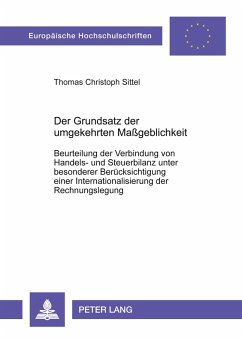 Cover Der Grundsatz der umgekehrten Maßgeblichkeit