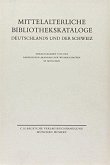 Mittelalterliche Bibliothekskataloge Bd. 3 Tl. 1: Bistum Augsburg Mittelalterliche Bibliothekskataloge Bd. 3 Tl. 1: Bistum Augsburg