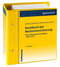 Cover Handbuch der Rentenversicherung, Teil I: SGB I, IV, X