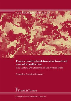 From a reading book to a structuralized canonical collection - Szuromi, Szabolcs A.