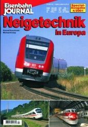 Cover Neigetechnik in Europa. Eisenbahn-Journal Special 4-2001