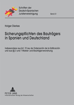 Cover Sicherungspflichten des Bauträgers in Spanien und Deutschland