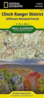 Clinch Ranger District Map [Jefferson National Forest] - National Geographic Maps