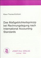 Das Maßgeblichkeitsprinzip bei Rechnungslegung nach International Accounting Standards