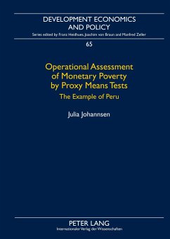 Operational Assessment of Monetary Poverty by Proxy Means Tests - Johannsen, Julia