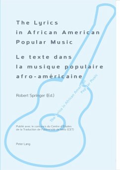 Cover The Lyrics in African American Popular Music - Le texte dans la musique populaire afro-américaine
