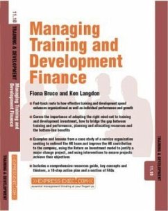 Managing Training and Development Finance - Green, Fiona; Langdon, Ken
