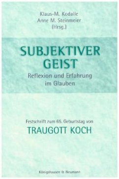 Cover Subjektiver Geist