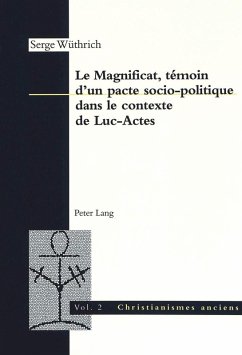 Cover Le Magnificat, témoin d'un pacte socio-politique dans le contexte de Luc-Actes