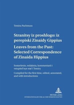 Cover Leaves from the Past: Selected Correspondence of Zinaida Hippius