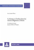La femme et l'enfant dans les unions illégitimes à Rome