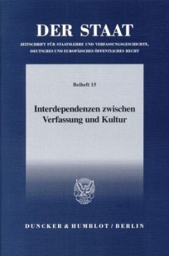 Cover Interdependenzen zwischen Verfassung und Kultur.