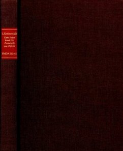 Forschungen und Materialien zur deutschen Aufklärung / Abteilung III: Indices. Kant-Index. Section 3: Index zum Corpus d / Forschungen und Materialien zur deutschen Aufklärung FMDA III,46.1-2 - Kreimendahl, Lothar