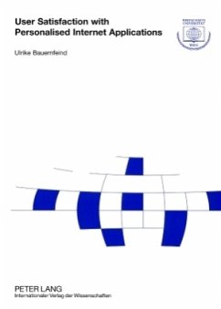 Cover User Satisfaction with Personalised Internet Applications
