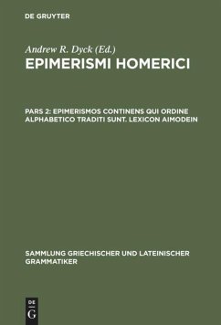 Cover Epimerismos continens qui ordine alphabetico traditi sunt. Lexicon Aimodein