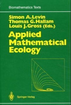 Applied Mathematical Ecology - Levin, Simon A. (Herausgeber)