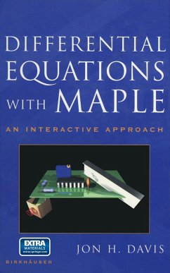 Differential Equations with Maple - Davis, Jon H.