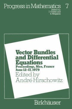 Vector Bundles and Differential Equations - Hirschowitz, André