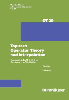 Topics in Operator Theory and Interpolation - Gohberg, Israel C.