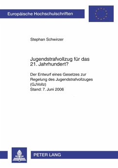 Cover Jugendstrafvollzug für das 21. Jahrhundert?