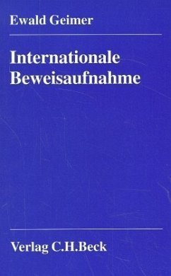 Cover Internationale Beweisaufnahme