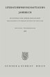 Literaturwissenschaftliches Jahrbuch. - Bild 1