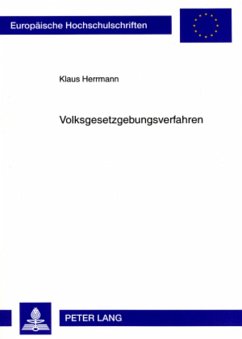 Volksgesetzgebungsverfahren - Herrmann, Klaus