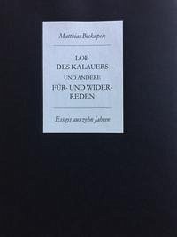 Lob des Kalauers und andere Für- und Widerreden - Biskupek, Matthias