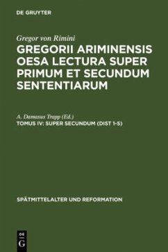 Super Secundum (Dist 1-5) - Gregor von Rimini
