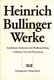 Bullinger, H: Werke Sonderband