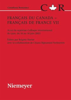 Français du Canada ¿ Français de France VII