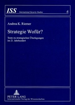 Strategie Wofür? - Riemer, Andrea K.