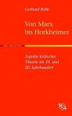 Von Marx bis Horkheimer