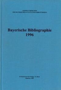 Bayerische Bibliographie 1996