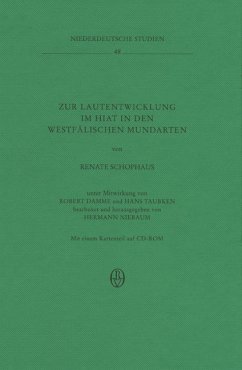 Zur Lautentwicklung im Hiat in den westfälischen Mundarten - Schophaus, Renate