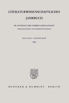 Literaturwissenschaftliches Jahrbuch.