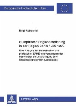 Cover Europäische Regionalförderung in der Region Berlin 1989-1999