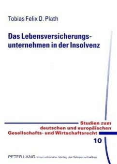 Cover Das Lebensversicherungsunternehmen in der Insolvenz