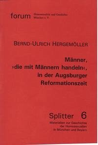Männer, „die mit Männern handeln", in der Augsburger Reformationszeit