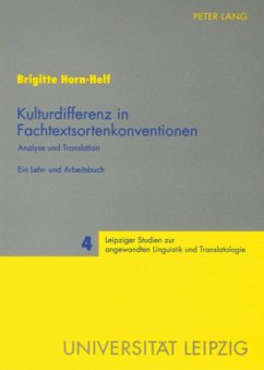 Kulturdifferenz in Fachtextsortenkonventionen - Horn-Helf, Brigitte