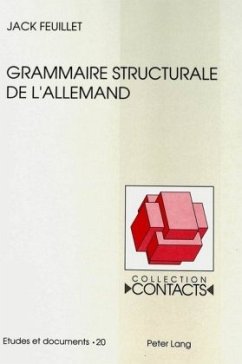Cover Grammaire structurale de l'allemand