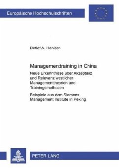 Managementtraining in China - Hanisch, Detlef