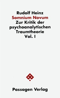 Cover Somnium novum. Zur Kritik der psychoanalytischen Traumtheorie / Somnium novum. Zur Kritik der psychoanalytischen Traumtheorie. Vol.1